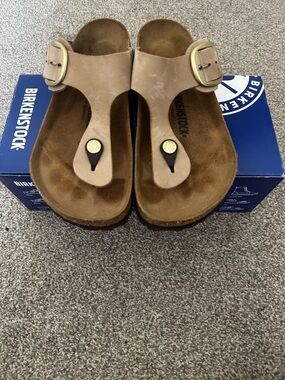 Birkenstock Box Blue and White Shoe Box